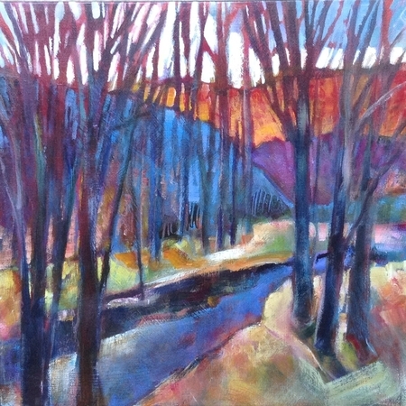 Autumn splendor Acrylic 12x12 SOLD