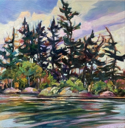 Sky light 12x12 oil on panel