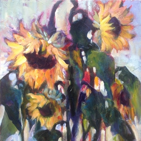 Girasole II Acrylic 12x12