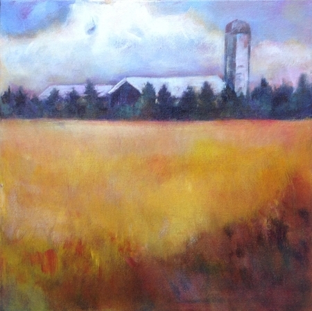 Hold that Line Acrylic 12x12 SOLD