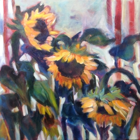 Laurie's Garden Acrylic 16x16