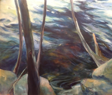 Light Upon the Water Acrylic 30x36