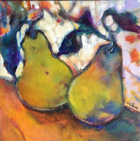 Perfect Pair acrylic 8x8